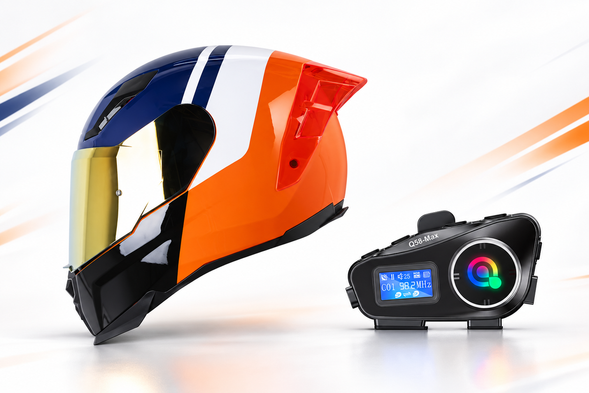 Casco Shaft 562+Intercomunicador Q58