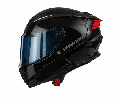 Casco Spartan HAWK SV Negro Brillo