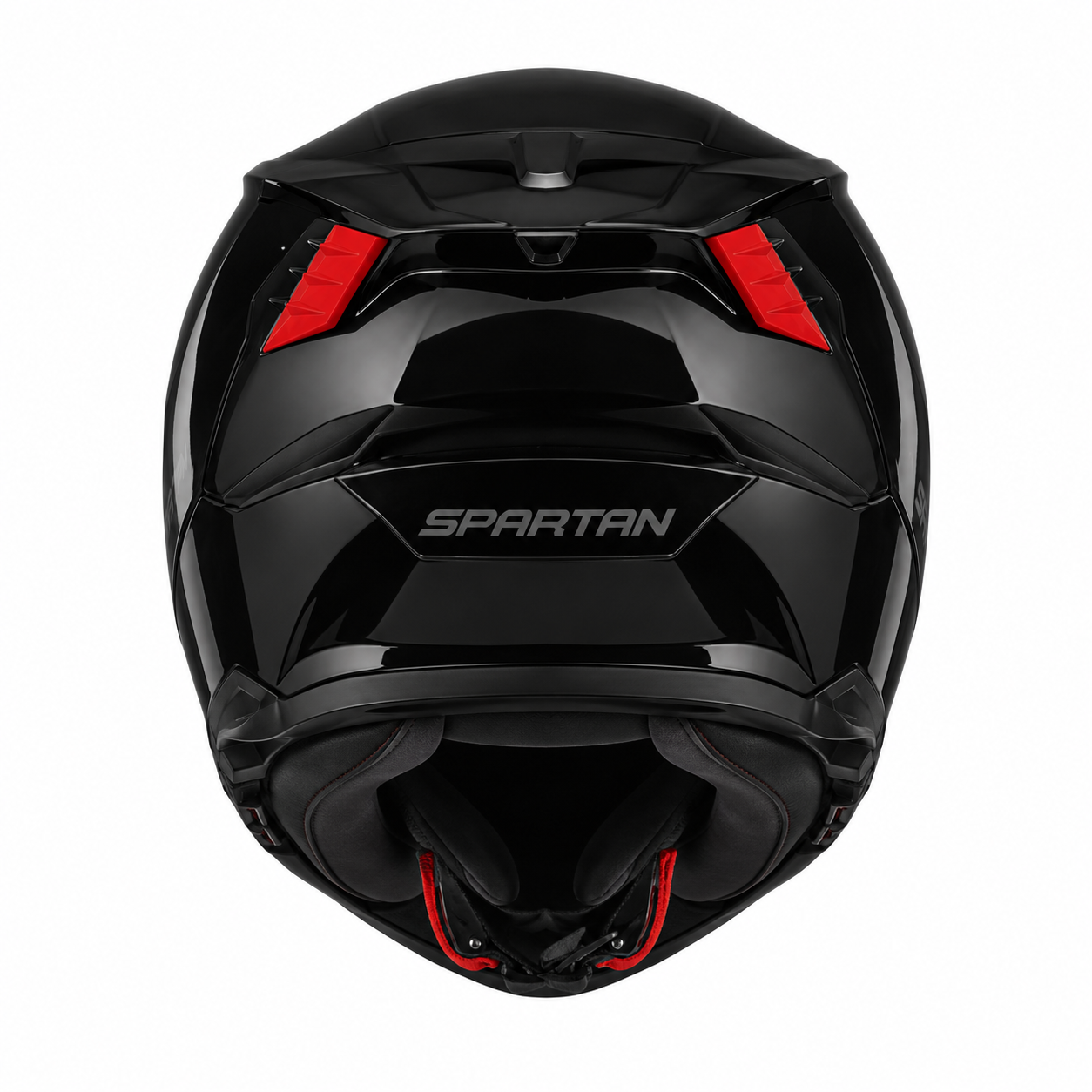 Casco Spartan HAWK SV Negro Brillo