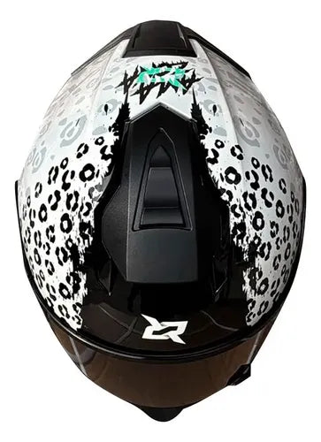 X-SPORTS V151 Brillo blanco con manchas negras