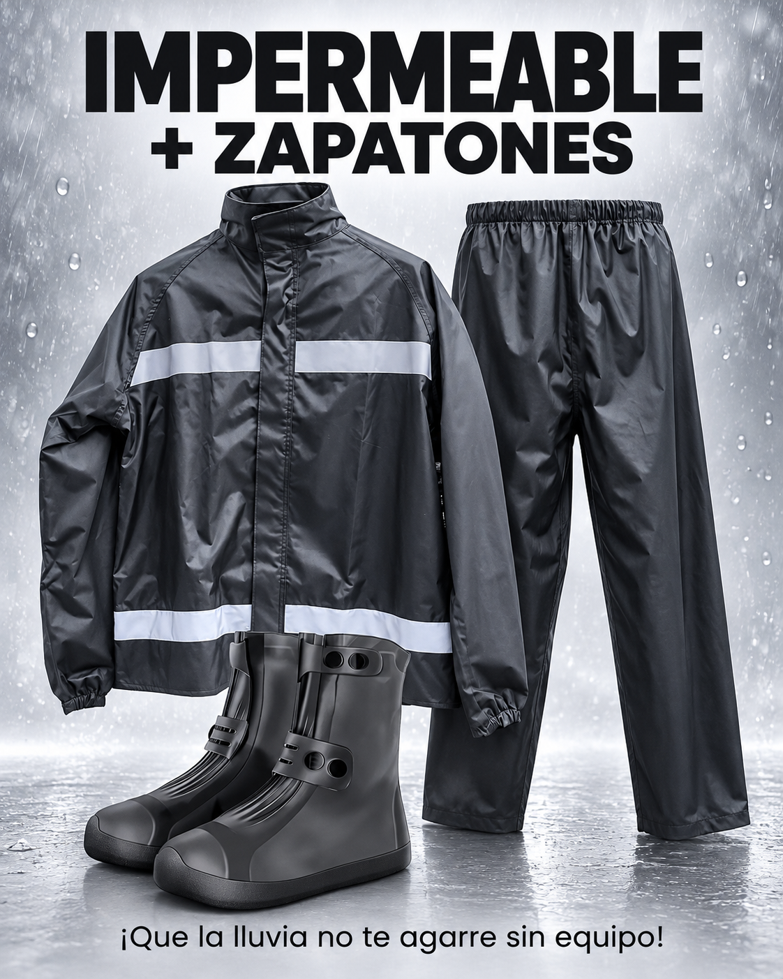 IMPERMEABLE HIPERCAMARO + ZAPATONES