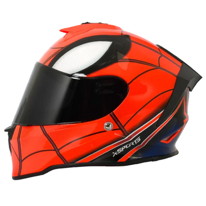 X-SPORTS V151 Spiderman incluye 3 visores! 2 de color y un transparente
