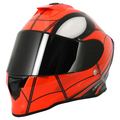 X-SPORTS V151 Spiderman incluye 3 visores! 2 de color y un transparente