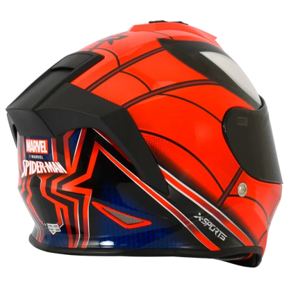 X-SPORTS V151 Spiderman incluye 3 visores! 2 de color y un transparente