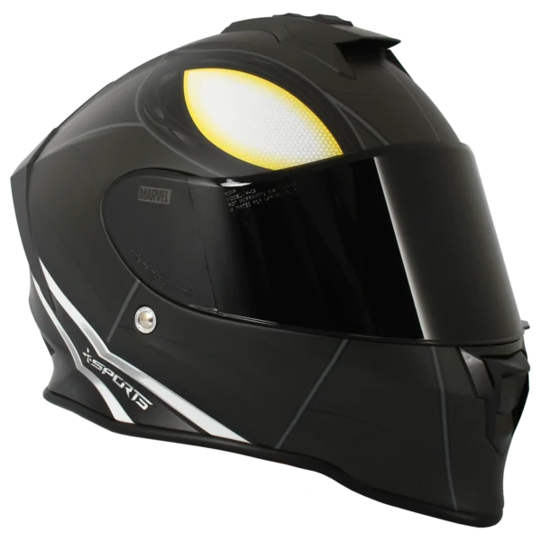 X-SPORTS V151 Spiderman Black ( incluye 3 visores , 2 de color y 1  clear)