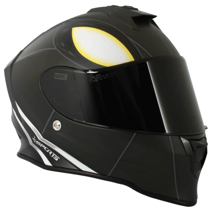 X-SPORTS V151 Spiderman Black ( incluye 3 visores , 2 de color y 1  clear)