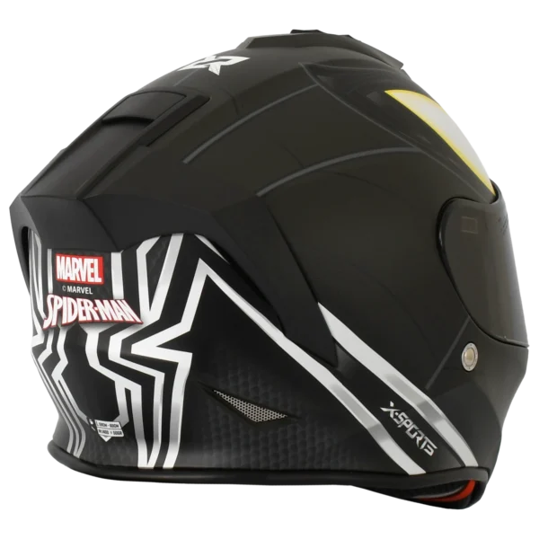 X-SPORTS V151 Spiderman Black ( incluye 3 visores , 2 de color y 1  clear)