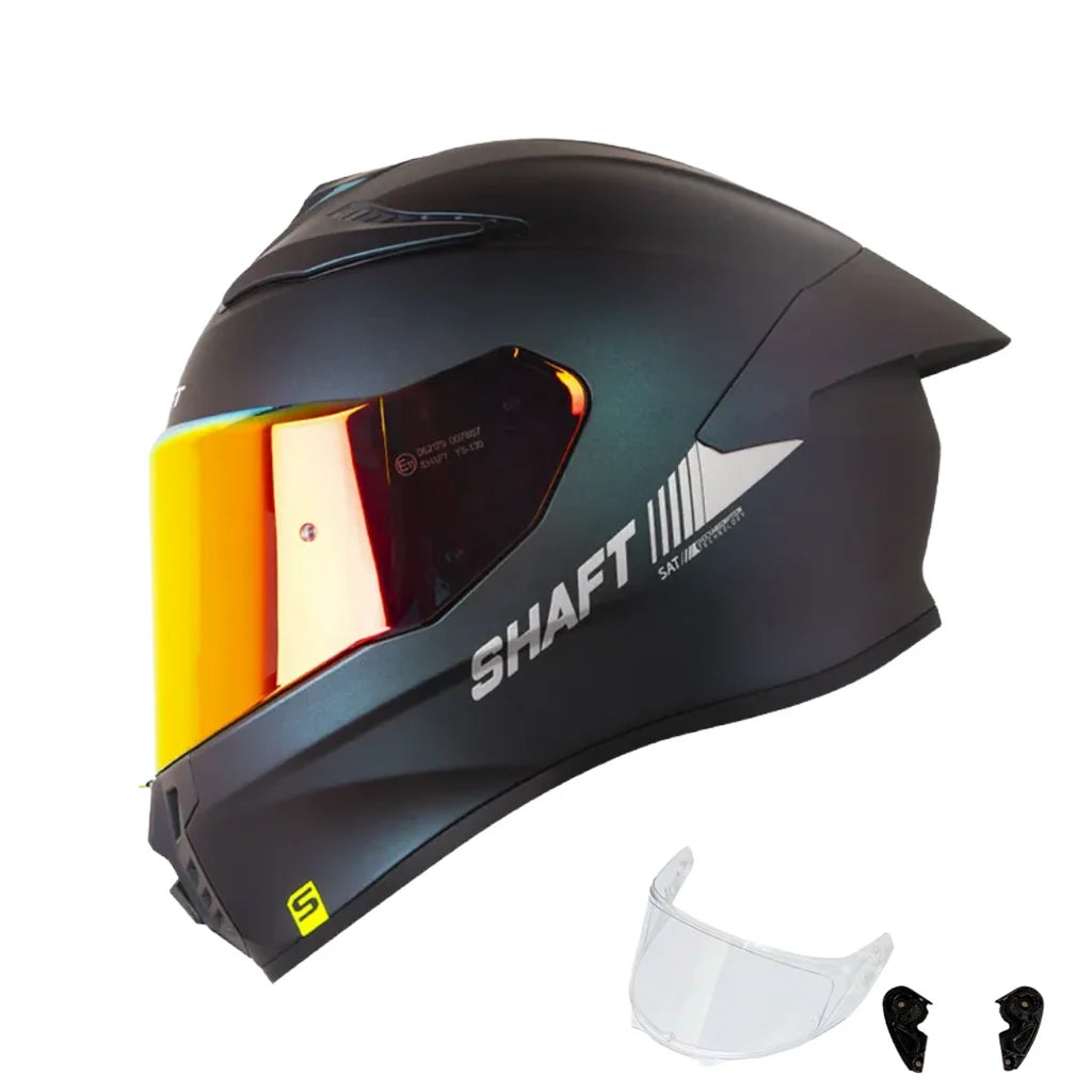 CASCO SHAFT 584 Casco solid camaleon negro