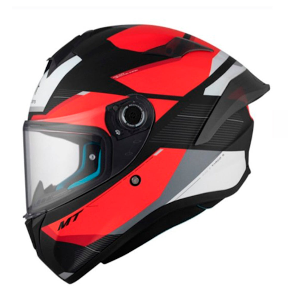 CASCO MT TARGO S NEGRO ROJO MATE