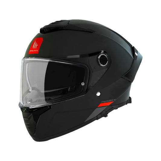CASCO MT THUNDER 4 SV  NEGRO MATE