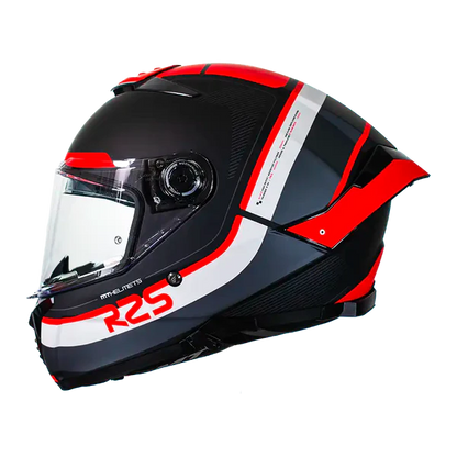 CASCO MT THUNDER 4 SV R25 B5 GRIS ROJO