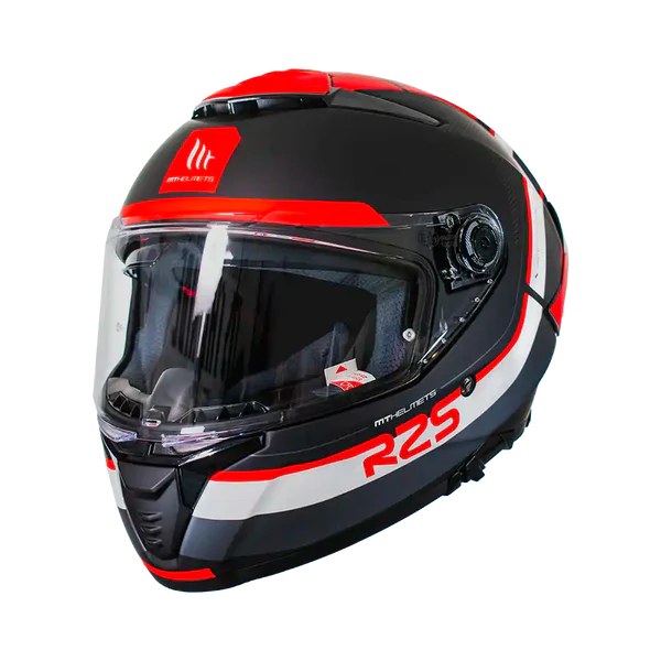 CASCO MT THUNDER 4 SV R25 B5 GRIS ROJO