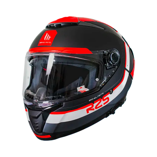 CASCO MT THUNDER 4 SV R25 B5 GRIS ROJO