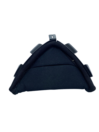REPUESTO INFERIOR  DE CASCO AGV K1 (TIENE UN CORTE ES SU PARTE FRONTAL)  (BARBILLERA) (FORRO DE BARBILLA)