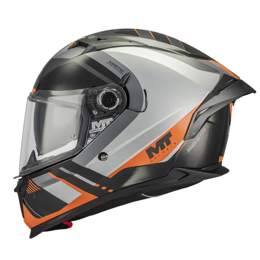 Casco Mt Braker Sv Inception B4 Gris Naranja Negro