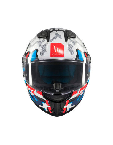 CASCO MT STINGER YUZO A7 GLOSS BLUE/ WHITE