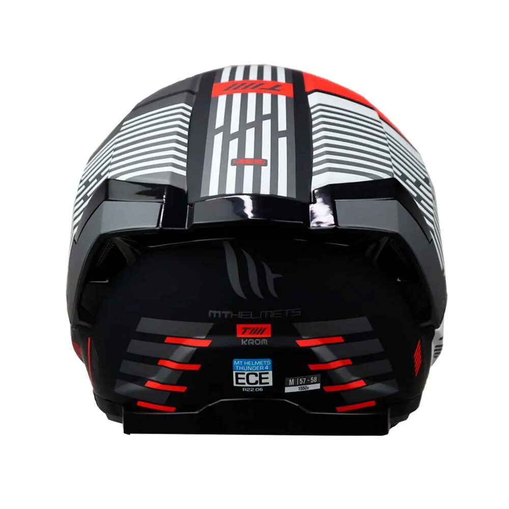 Casco MT Helmets Casco Integral Thunder 4 SV  KROM ROJO  + Pinlock + Visor de Color