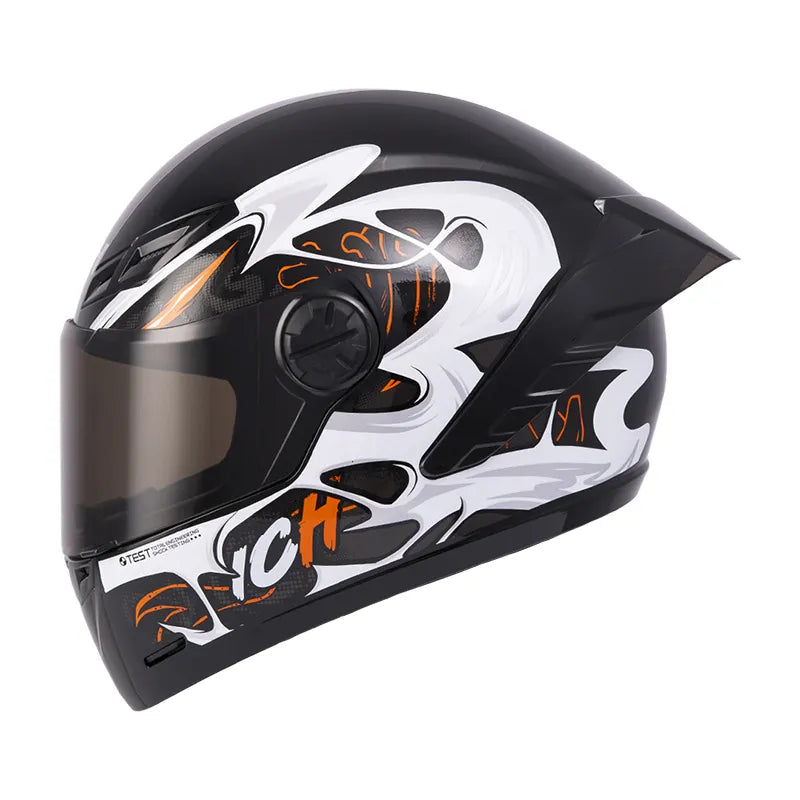 Casco ICH 501 SP Tribal blanco