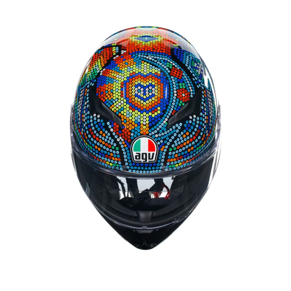 CASCO AGV K3 ROSSI WINTER TEST 2018