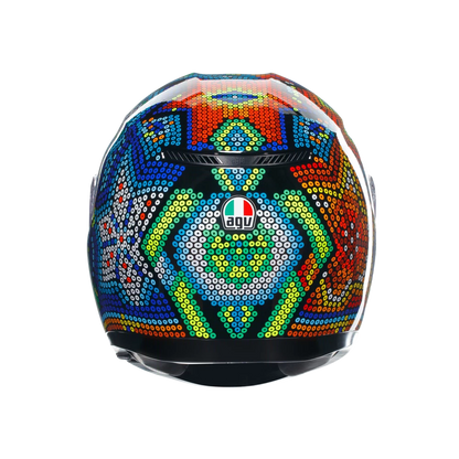 CASCO AGV K3 ROSSI WINTER TEST 2018