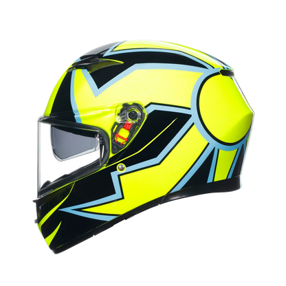 CASCO AGV K3 ROSSI WT PHILLIP ISLAND 2005