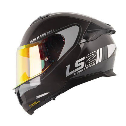 Casco LS2 FF808 STREAM II Hitech Negro