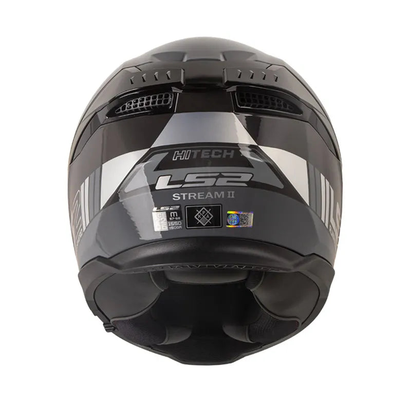Casco LS2 FF808 STREAM II Hitech Negro