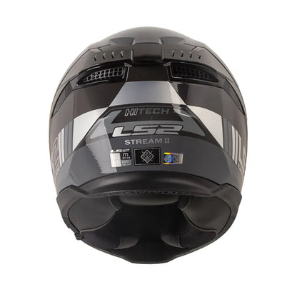 Casco LS2 FF808 STREAM II Hitech Negro