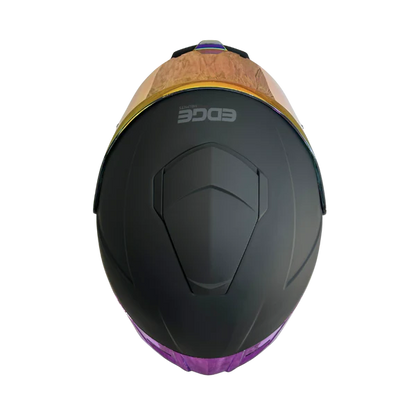 Casco EDGE  Shanghai Metalizado Morado