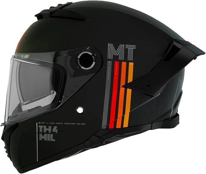 CASCO MT THUNDER 4 SV  NEGRO MATE 2