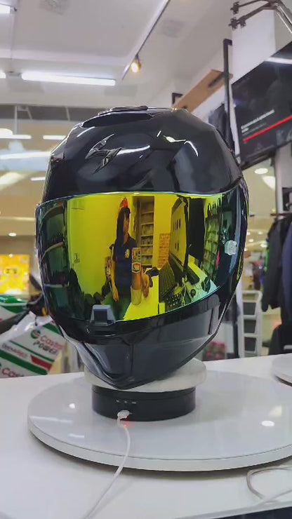 CASCO SCORPION EXO 391 NEGRO BRILLO