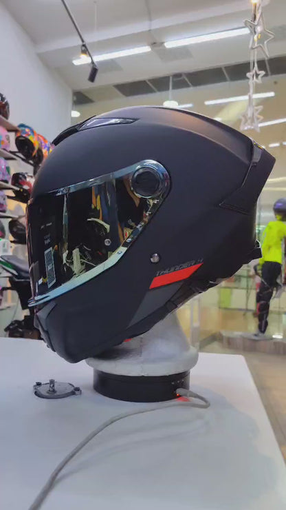 CASCO MT THUNDER 4 SV  NEGRO MATE