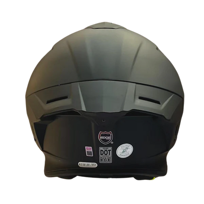 Casco Edge Shanghai Solido Negro-rosa mate