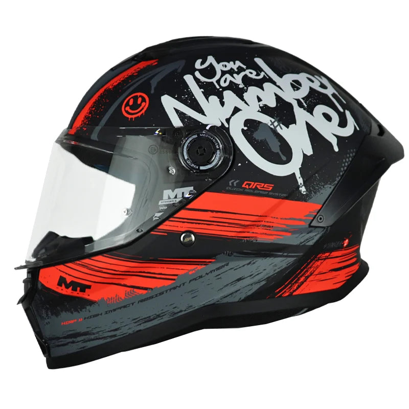 Casco Mt Stinger 2 Rocket B5 Negro Rojo