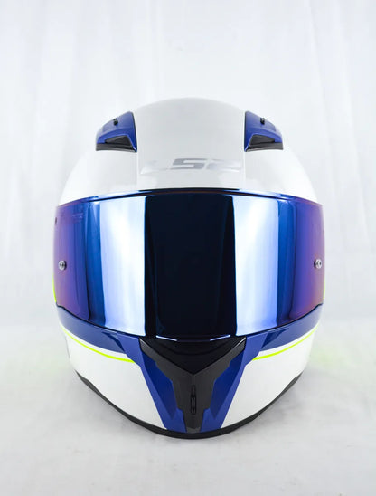 Casco Integral Marca Ls2 Ff 810 Blanco Vigo