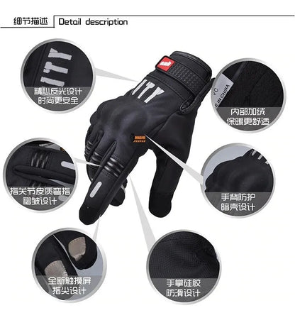 Guantes City De Protección Para Motociclistas - BSA MOTOS