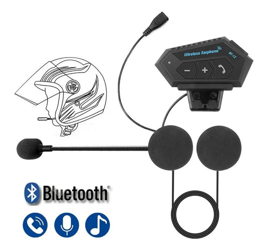 Intercomunicador Para Moto Wireless Bt-12 Ear Phone Stereo - BSA MOTOS